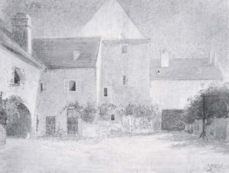 Egon Schiele Courtyard in kloster neuburg